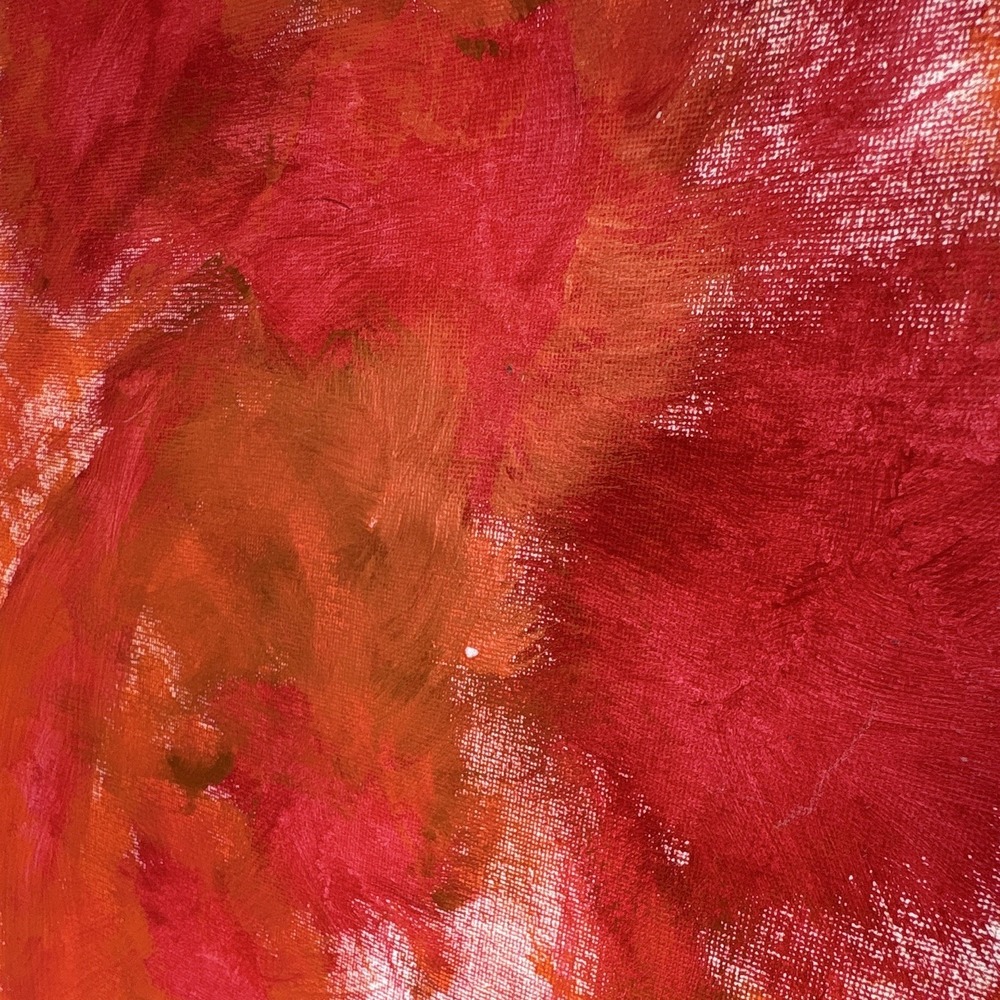"Rising‎ PAIN to PASSIOn," 2025 Abstract Canvas Painting - Picture 8 of 11
